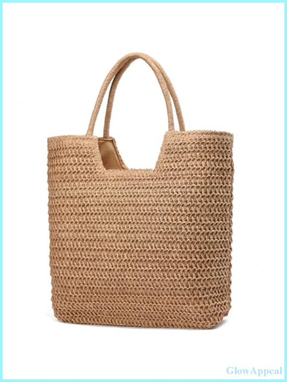 Straw Beach Tote Bag for Women Summer Woven Shoulder Hobo Purse